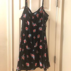 Torrid Date Night Dress! (Sz 3) Black/Floral